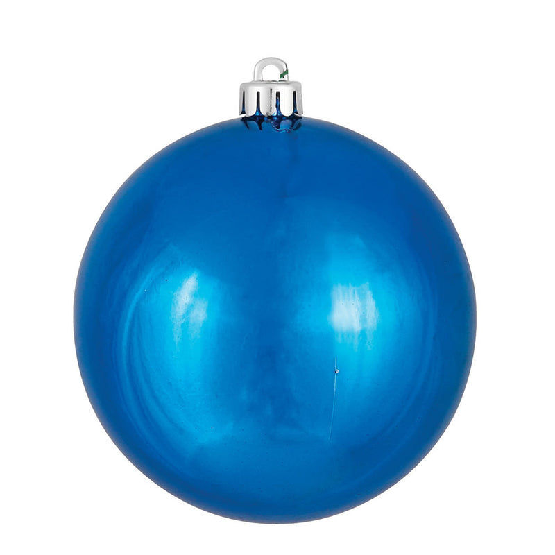 6" Blue Ball UV Drilled Pack of 4