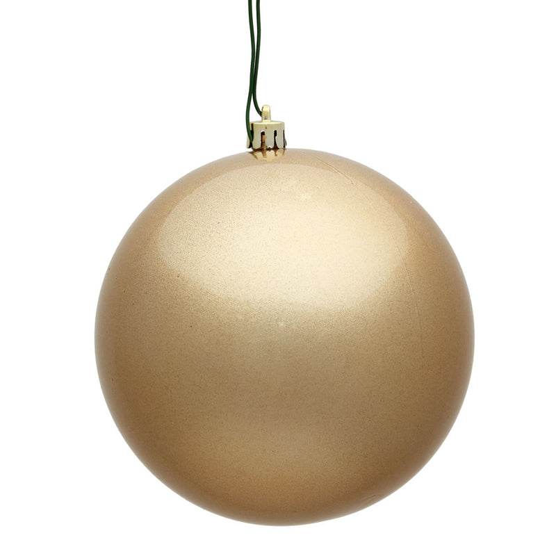 3" Cafe Latte Ball Ornament. Pack of 12