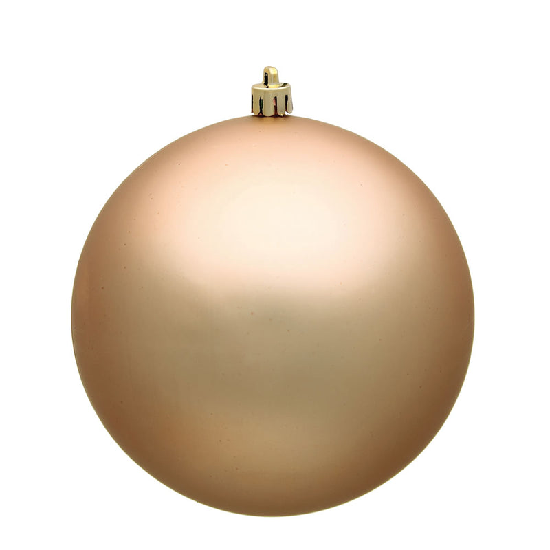 2.4" Cafe Latte Ball Ornaments. Assorted Pack of 24