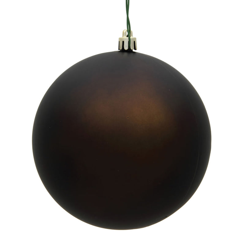 2.4" Chocolate Matte Ball Ornament.