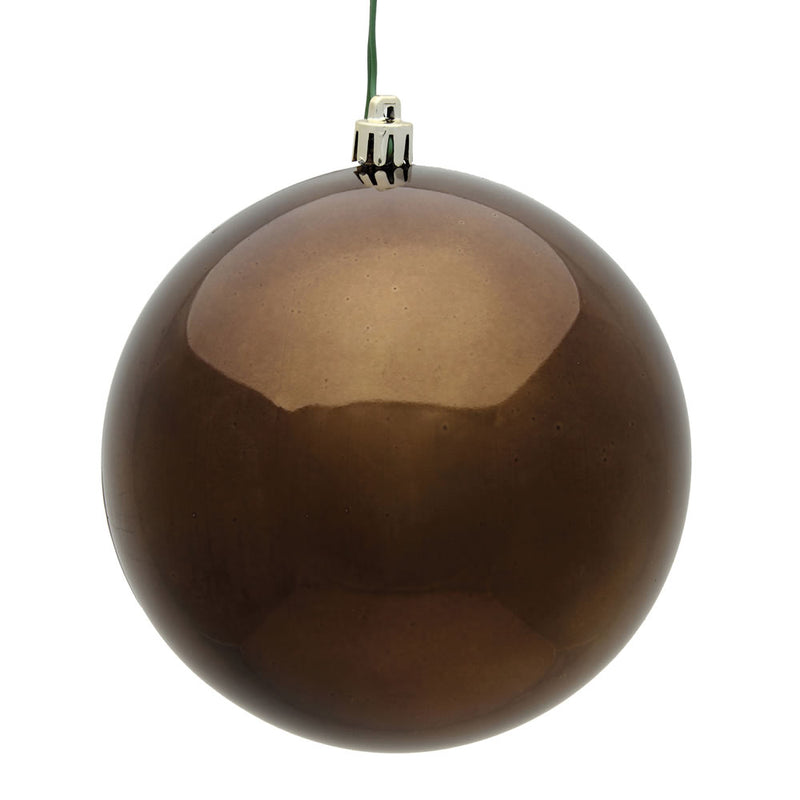 3" Chocolate Ball Ornament. Pack of 12