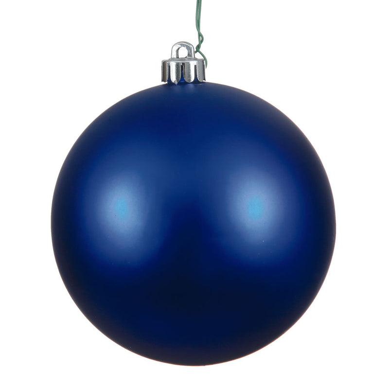 2.4" Cobalt Blue Ball Ornaments. Pack of 24