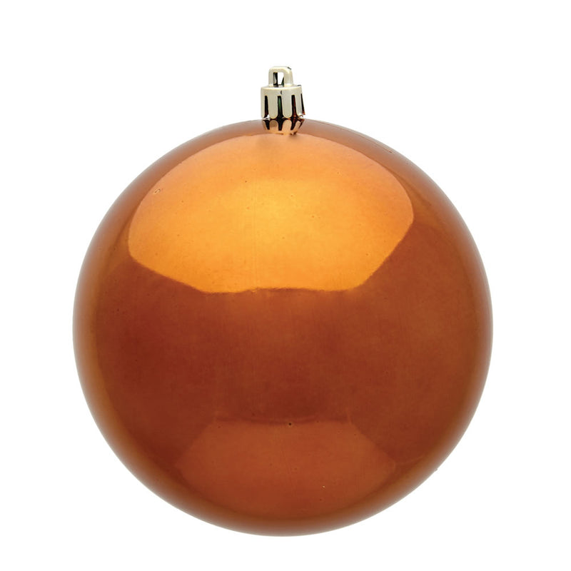 2.4" Copper Ball Ornaments. Assorted Pack of 24