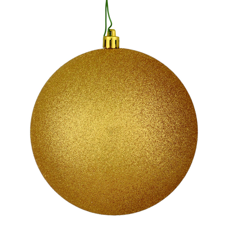 2.75" Copper Gold Ball Ornament. Pack of 12