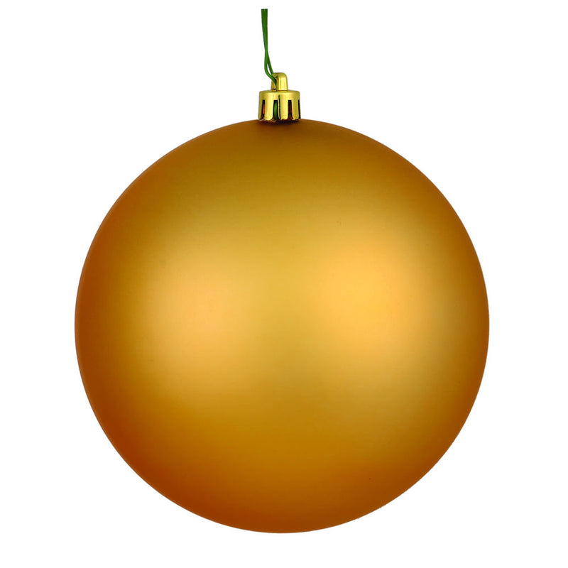 2.75" Copper Gold Ball Ornament. Pack of 12