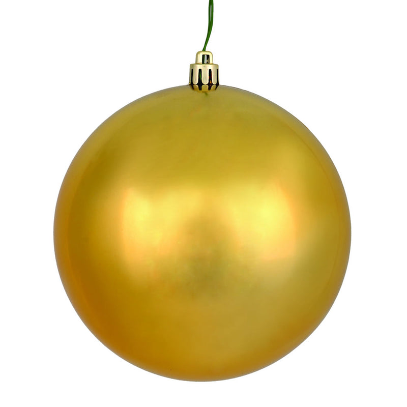 2.75" Copper Gold Ball Ornament. Pack of 12