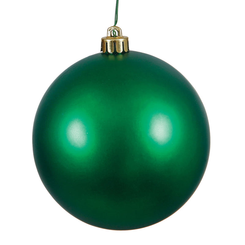 2.4" Emerald Ball Ornaments. Pack of 24