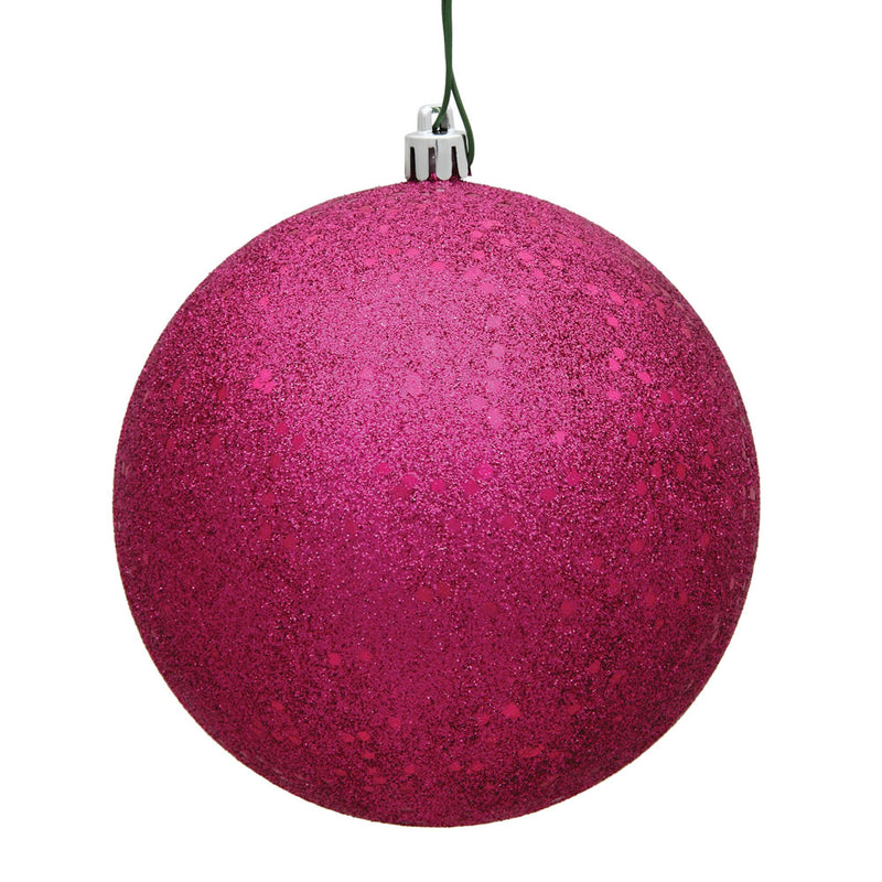 6" Fuchsia Ball UV Pack of 4