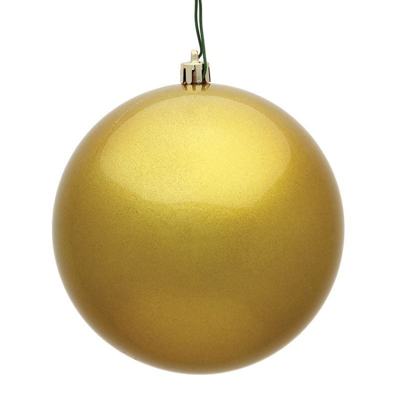 3" Gold Ball Ornaments Pack of 12