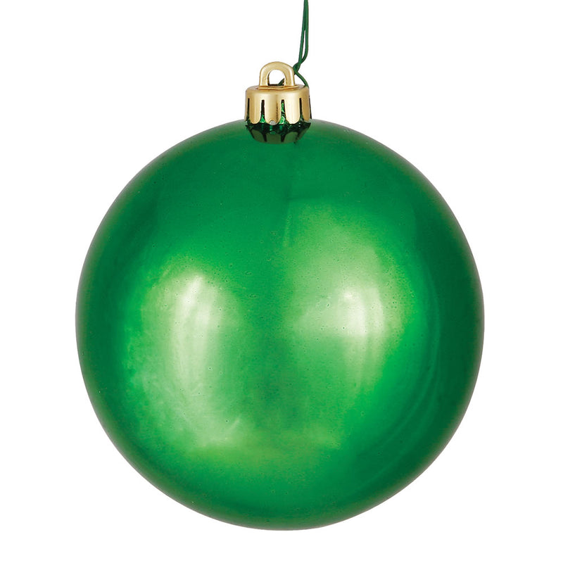 2.75" Green Ball Ornament. Pack of 12