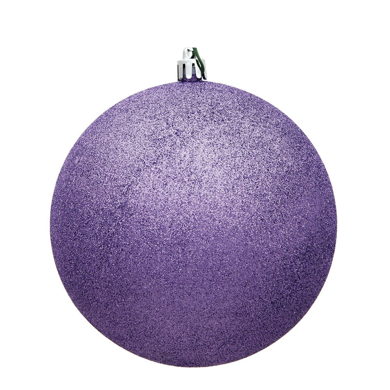 2.4" Lavender Ball Ornaments. Assorted Pack of 24