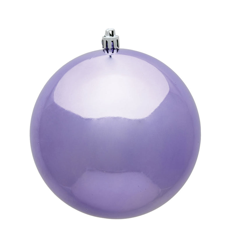 2.4" Lavender Ball Ornaments. Assorted Pack of 24