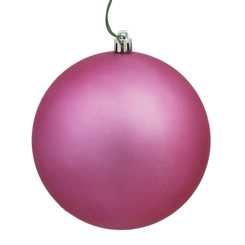 4.75" Mauve Ornament Assortment Pack of 4