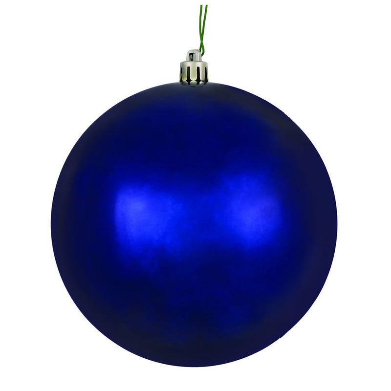 3" Midnight Blue Ball Ornament. Pack of 12