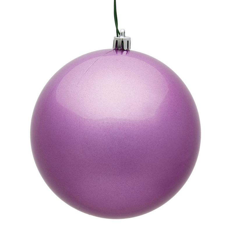 3" Orchid Ball Ornament. Pack of 12