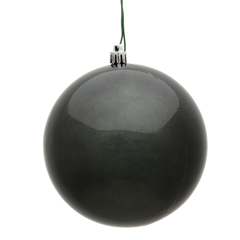 3" Pewter Ball Ornament. Pack of 12