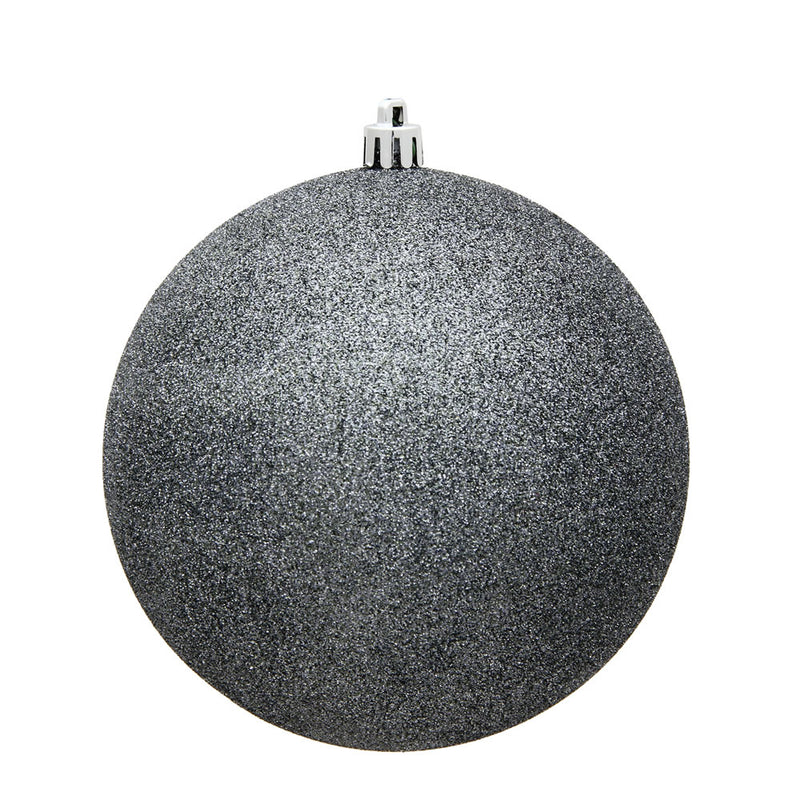 2.4" Pewter Ball Ornaments. Assorted Pack of 24