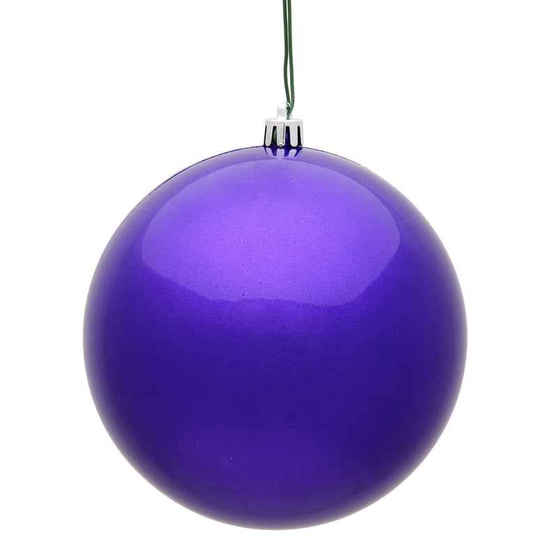 6" Purple Ball UV Pack of 4