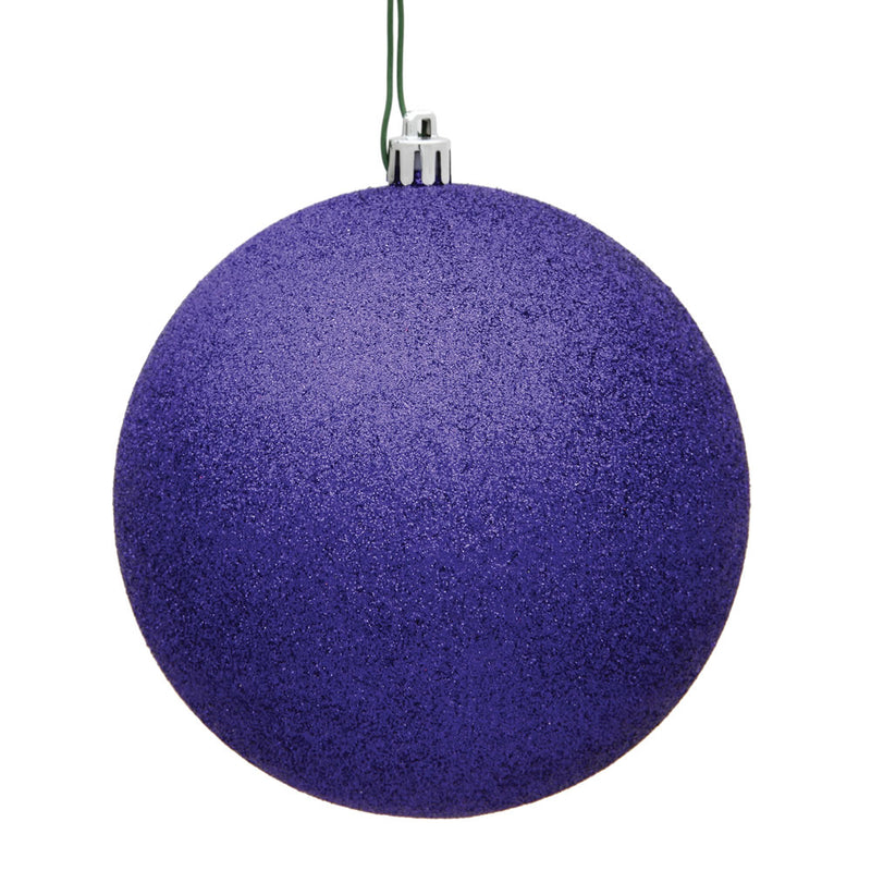 3" Purple Ball Ornament. Pack of 12