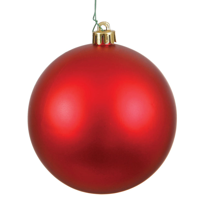 2.75" Red Ball Ornament. Pack of 12