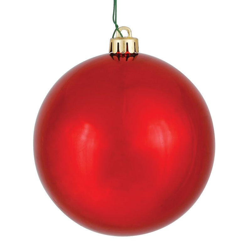 2.75" Red Ball Ornament. Pack of 12