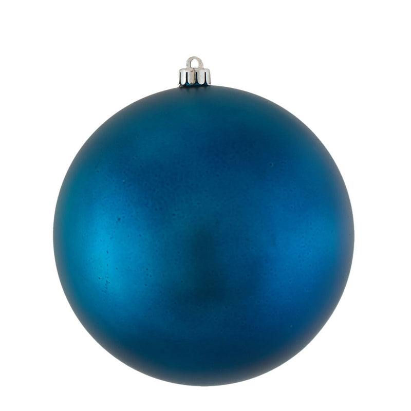 2.4" Sea Blue Ball Ornaments. Assorted Pack of 24