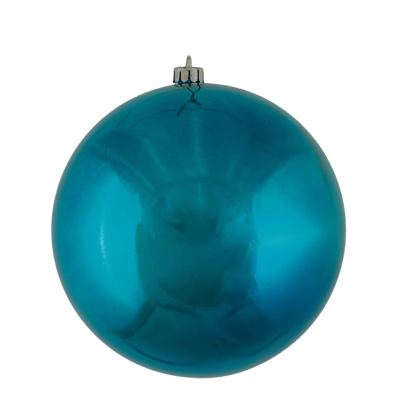 2.4" Sea Blue Ball Ornaments. Assorted Pack of 24