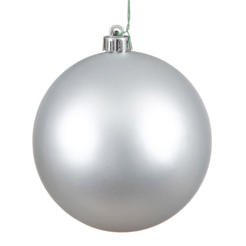 2.4" Silver Ball Ornaments. Pack of 24