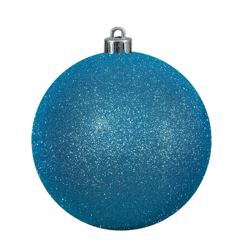 2.4" Turquoise Ball Ornaments. Pack of 24