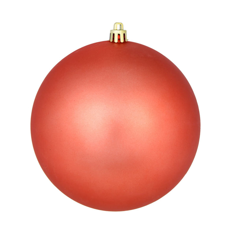 2.75" Coral Ball Ornaments. Pack of 12