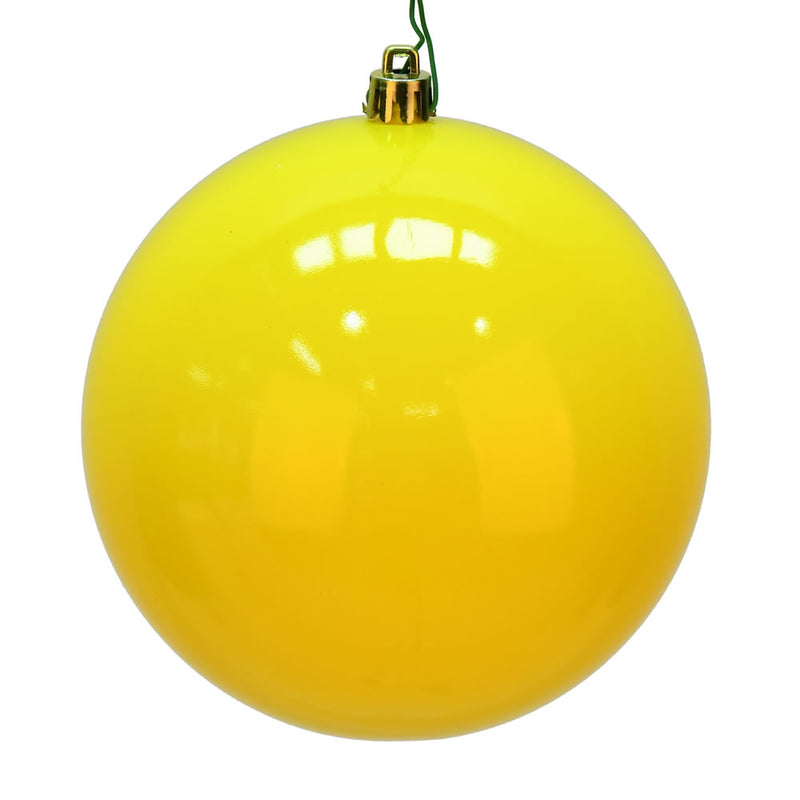 12" Yellow Ball UV Drilled Cap