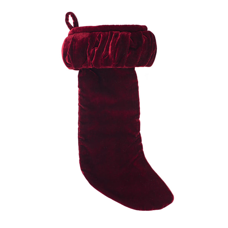 8X19" Plush Velvet Stocking