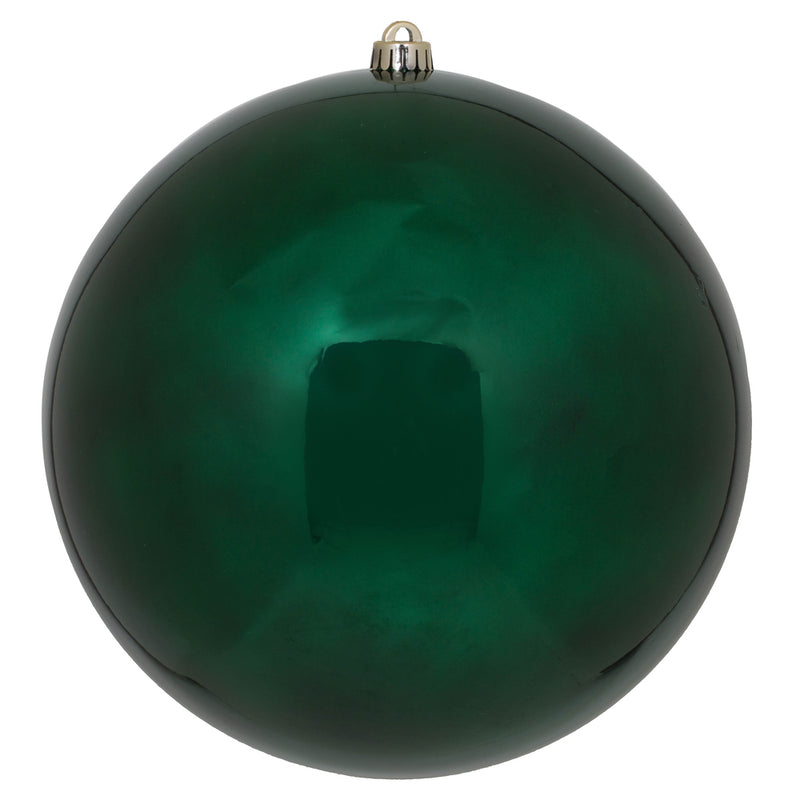 3" Midnight Green Ball Ornament. Pack of 12